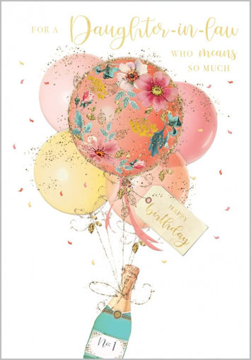 Picture of DAUGHTER IN LAW BIRTHDAY WISHES CARD